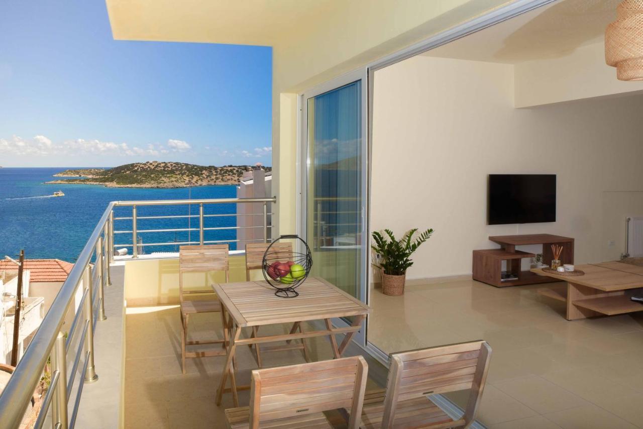 Oikies Luxury Apartments With Private Free Parking Area Ayos Nikolaos Dış mekan fotoğraf